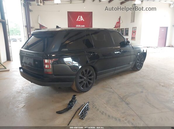 SALGS3EF5GA259197 2016 LAND ROVER RANGE ROVER Black უკანა მარჯვენა