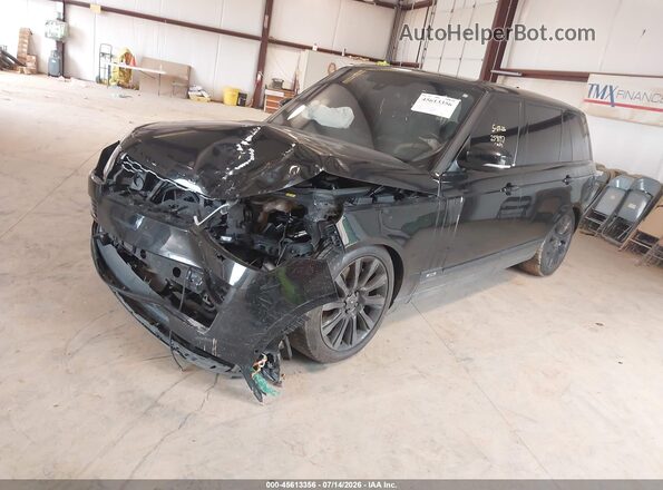 SALGS3EF5GA259197 2016 LAND ROVER RANGE ROVER Black წინა მარცხენა ხედი სამი მეოთხედიდან