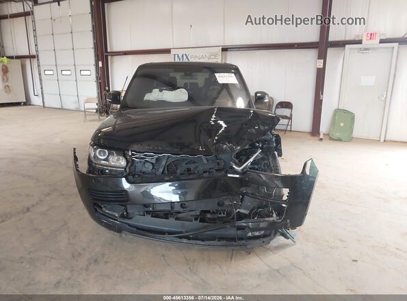 SALGS3EF5GA259197 2016 LAND ROVER RANGE ROVER Black უკანა სალონის ხედი