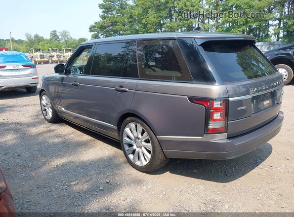 SALGS3EFXGA259373 2016 LAND ROVER RANGE ROVER Gray Հետևի ձախ