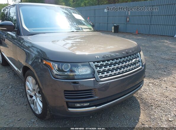SALGS3EFXGA259373 2016 LAND ROVER RANGE ROVER Gray Դիմացի տեսք