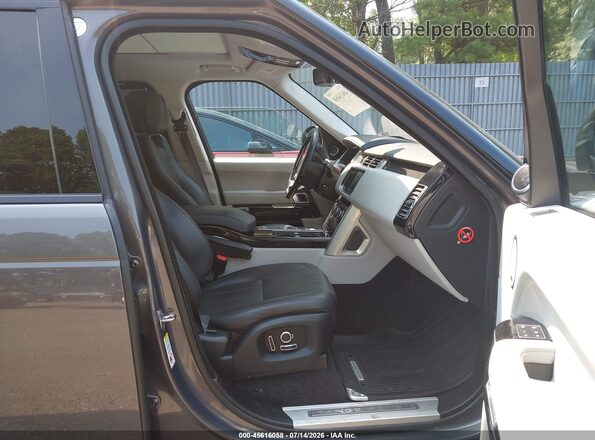 SALGS3EFXGA259373 2016 LAND ROVER RANGE ROVER Gray Սալոնի դիմացի տեսք