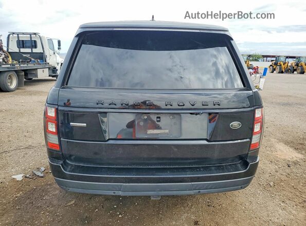 SALGS3EFXGA269689 2016 LAND ROVER RANGE Black Vista trasera