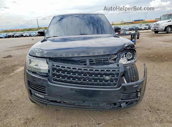 SALGS3EFXGA269689 2016 LAND ROVER RANGE Black Vista frontal