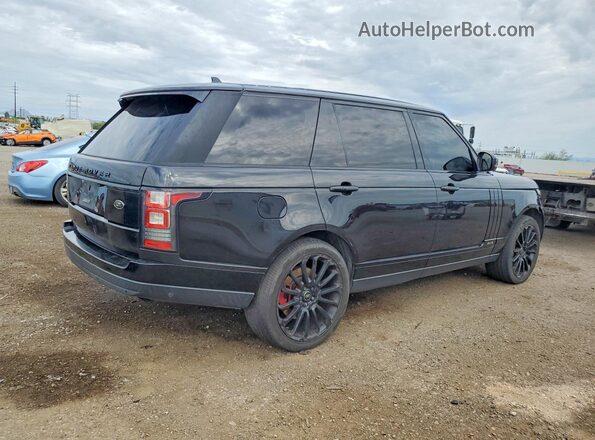 SALGS3EFXGA269689 2016 LAND ROVER RANGE Black Trasero derecho