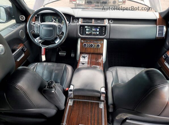 SALGS3EFXGA269689 2016 LAND ROVER RANGE Black Vista del salpicadero