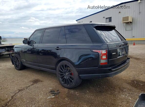 SALGS3EFXGA269689 2016 LAND ROVER RANGE Black Trasero izquierdo