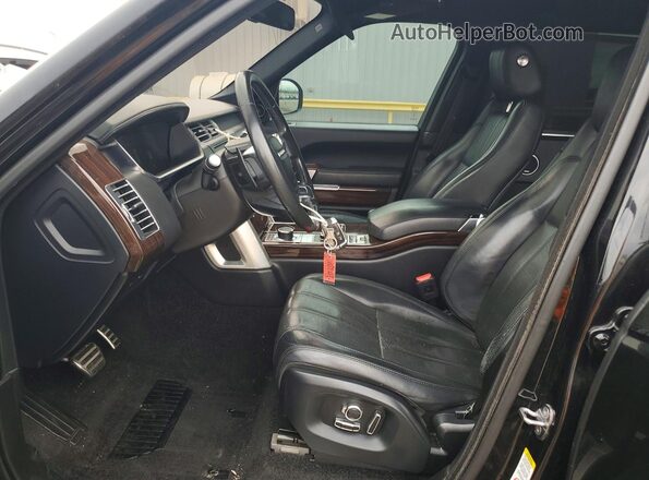 SALGS3EFXGA269689 2016 LAND ROVER RANGE Black Vista interior delantera