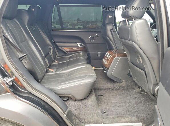 SALGS3EFXGA269689 2016 LAND ROVER RANGE Black Vista de los asientos traseros