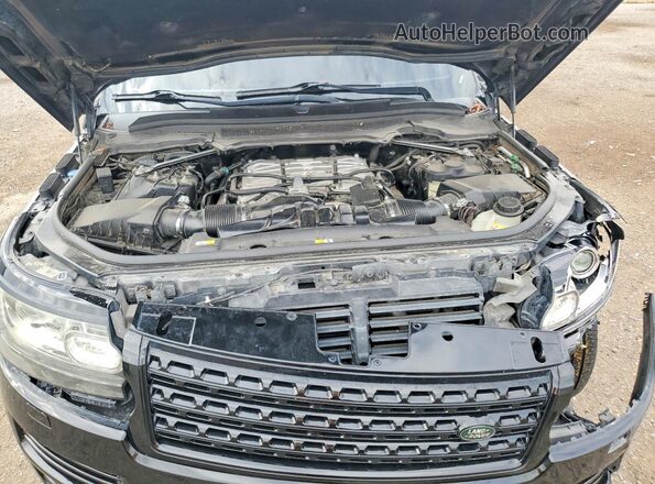 SALGS3EFXGA269689 2016 LAND ROVER RANGE Black Vista interior trasera