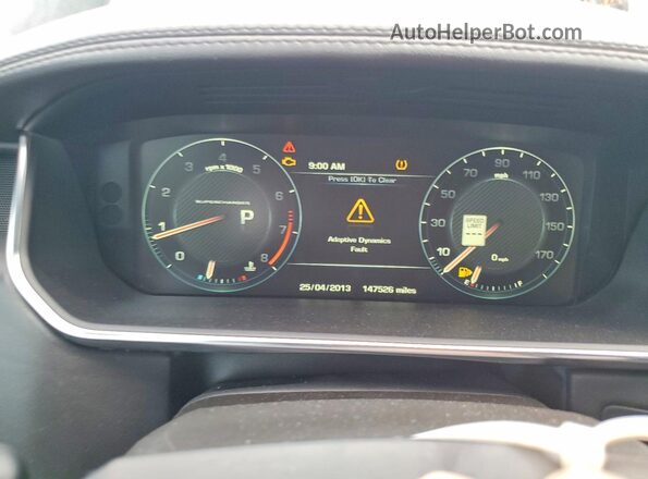 SALGS3EFXGA269689 2016 LAND ROVER RANGE Black Vista del cuadro de instrumentos
