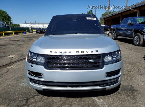 SALGS5FE0HA347304 2017 LAND ROVER RANGE Silver Widok z przodu