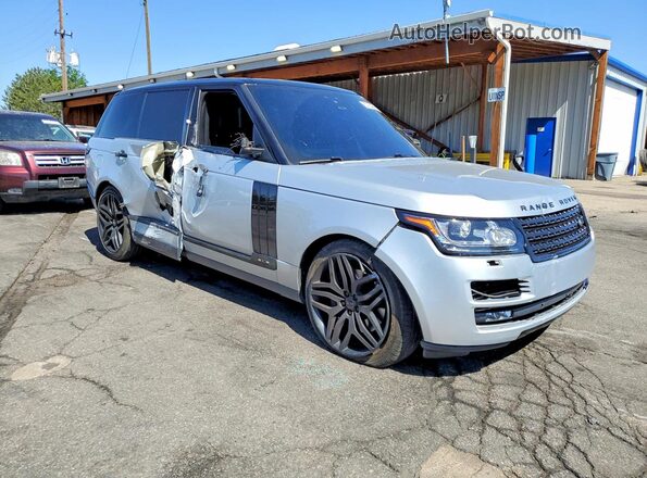 SALGS5FE0HA347304 2017 LAND ROVER RANGE Silver Przód prawy