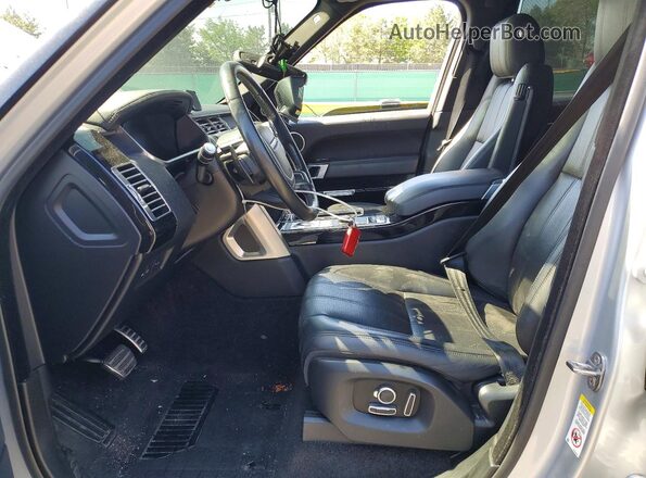 SALGS5FE0HA347304 2017 LAND ROVER RANGE Silver Widok wnętrza z przodu