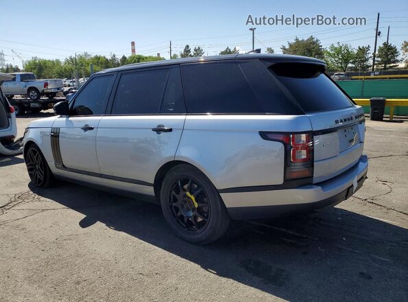 SALGS5FE0HA347304 2017 LAND ROVER RANGE Silver Tył lewy