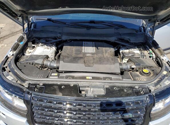 SALGS5FE0HA347304 2017 LAND ROVER RANGE Silver Widok wnętrza z tyłu