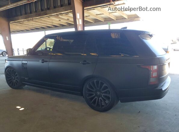 SALGS5FE1HA351149 2017 LAND ROVER RANGE Black Tył lewy