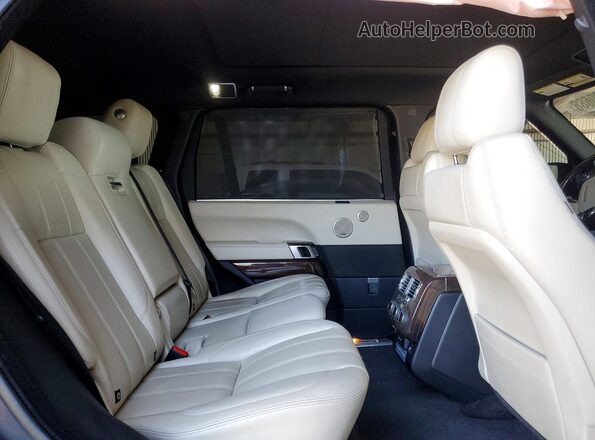 SALGS5FE1HA351149 2017 LAND ROVER RANGE Black Widok wnętrza z tyłu