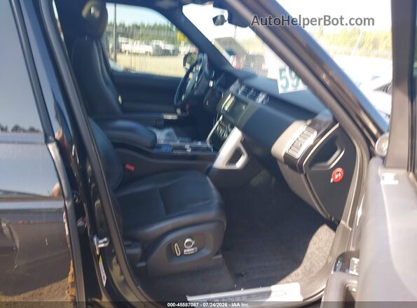 SALGS5FE4HA323555 2017 LAND ROVER RANGE ROVER Black Front interior view