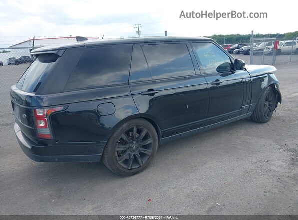 SALGS5FE7HA357523 2017 LAND ROVER RANGE ROVER Black Задня права чверть