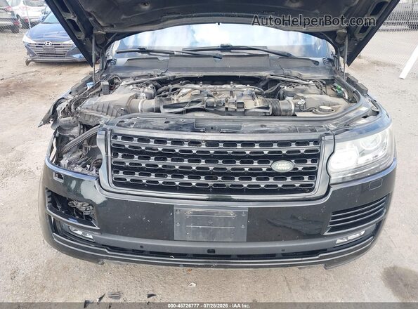 SALGS5FE7HA357523 2017 LAND ROVER RANGE ROVER Black Вид спереду