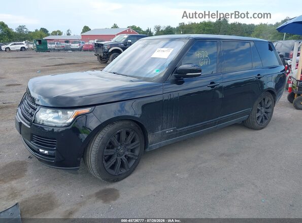 SALGS5FE7HA357523 2017 LAND ROVER RANGE ROVER Black Передня ліва чверть