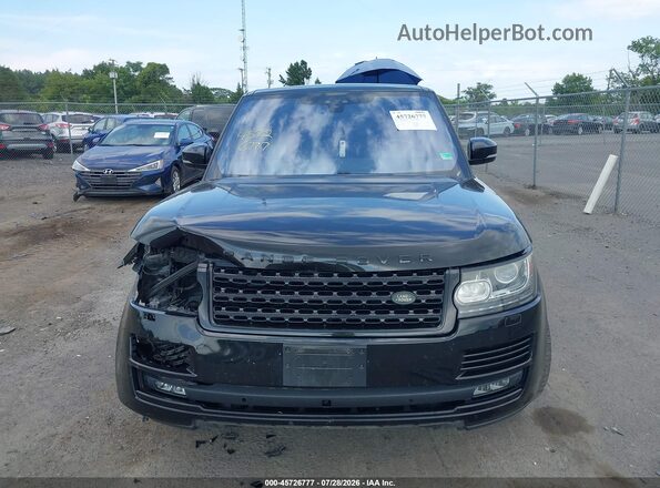 SALGS5FE7HA357523 2017 LAND ROVER RANGE ROVER Black Вид задньої частини салону