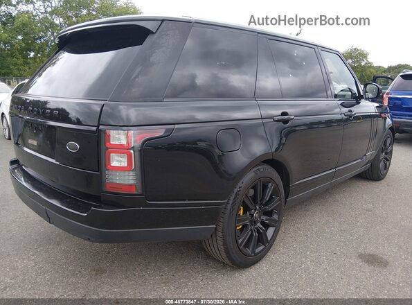 SALGS5FE8HA347874 2017 LAND ROVER RANGE ROVER Черный Задняя правая четверть