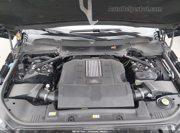SALGS5FE8HA347874 2017 LAND ROVER RANGE ROVER Черный Вид сзади