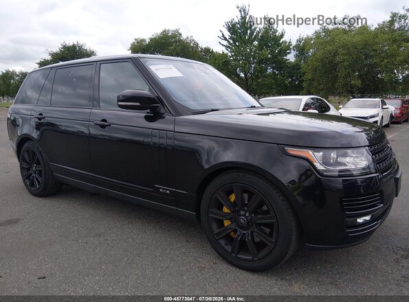 SALGS5FE8HA347874 2017 LAND ROVER RANGE ROVER Черный Вид спереди