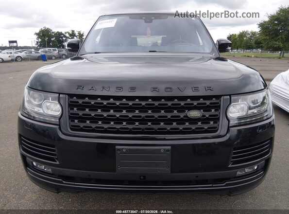 SALGS5FE8HA347874 2017 LAND ROVER RANGE ROVER Черный Вид щитка приборов