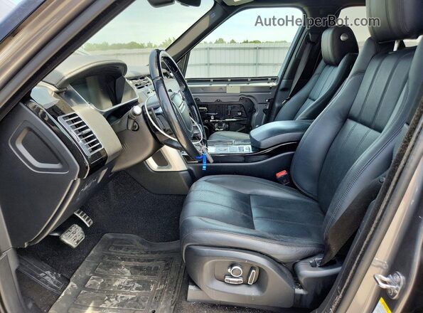 SALGS5FE9HA334311 2017 LAND ROVER RANGE Gray Vista interior delantera