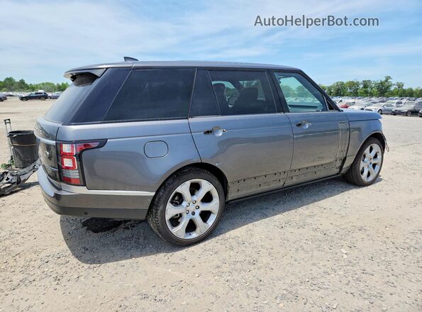 SALGS5FE9HA334311 2017 LAND ROVER RANGE Gray Trasero derecho