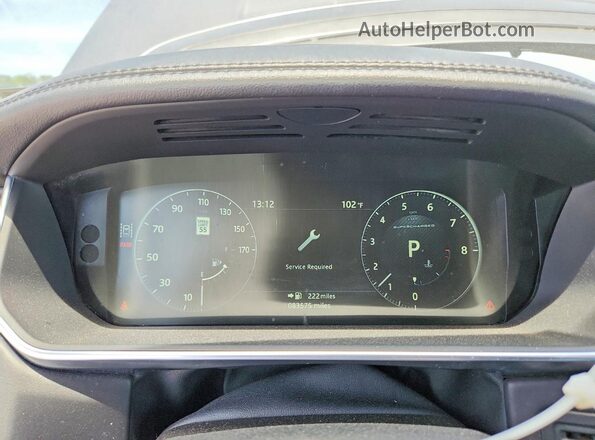 SALGS5FE9HA334311 2017 LAND ROVER RANGE Gray Vista del cuadro de instrumentos