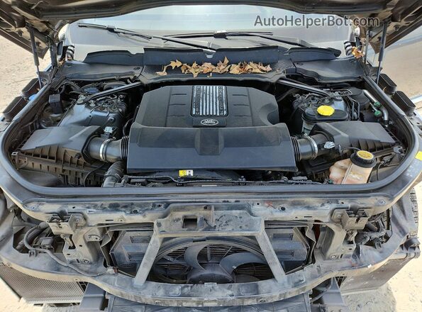 SALGS5FE9HA334311 2017 LAND ROVER RANGE Gray Vista del compartimento del motor