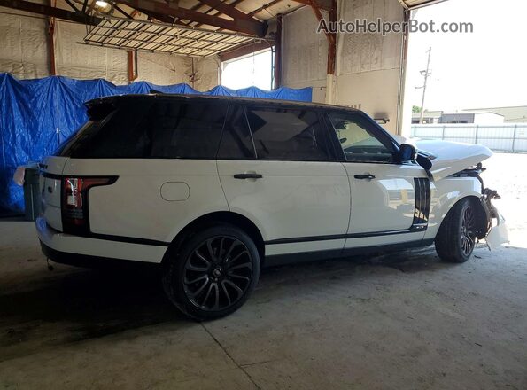 SALGS5FE9HA349472 2017 LAND ROVER RANGE Белый Задняя правая четверть