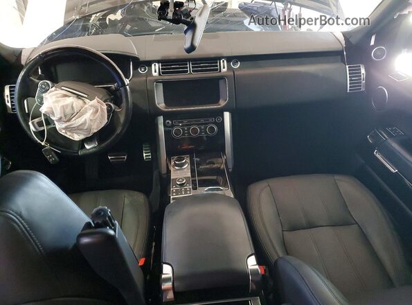 SALGS5FE9HA349472 2017 LAND ROVER RANGE Белый Вид панели приборов