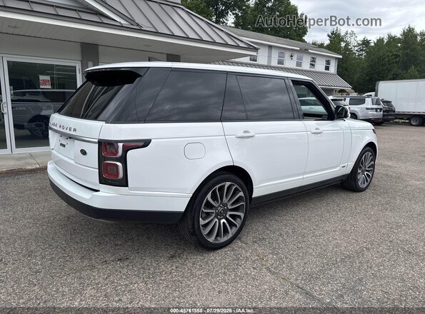 SALGS5RE3JA380542 2018 LAND ROVER RANGE ROVER White Rear right