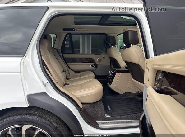 SALGS5RE3JA380542 2018 LAND ROVER RANGE ROVER White VIN sticker view