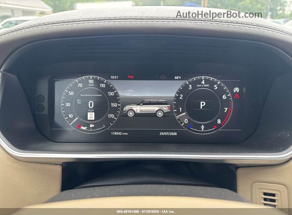 SALGS5RE3JA380542 2018 LAND ROVER RANGE ROVER White Rear seats view