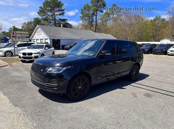 SALGS5RE3KA561190 2019 LAND ROVER RANGE Black უკანა მარცხენა