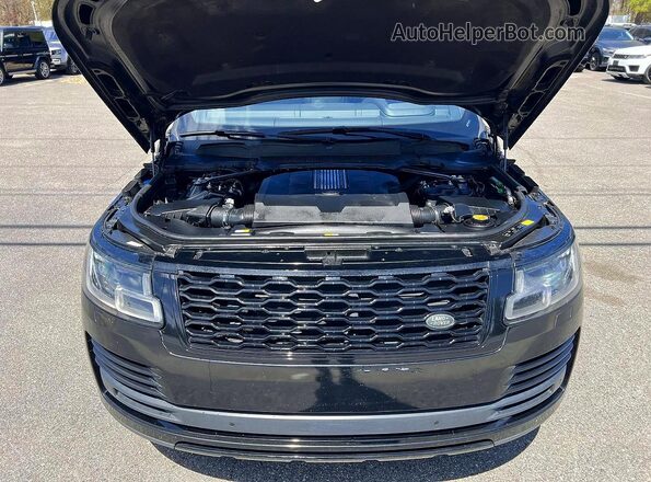 SALGS5RE3KA561190 2019 LAND ROVER RANGE Black წინა პანელის ხედი