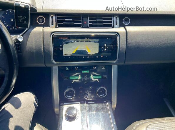 SALGS5RE3KA561190 2019 LAND ROVER RANGE Black უკანა სავარძლების ხედი