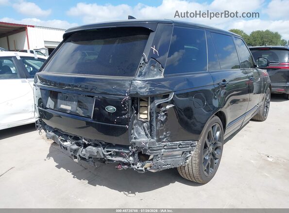 SALGS5RE5JA391915 2018 LAND ROVER RANGE ROVER Черный Задняя правая четверть