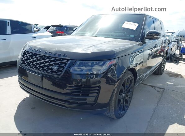 SALGS5RE5JA391915 2018 LAND ROVER RANGE ROVER Черный Передняя левая четверть