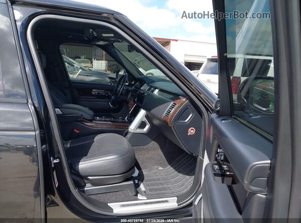 SALGS5RE5JA391915 2018 LAND ROVER RANGE ROVER Черный Вид салона спереди