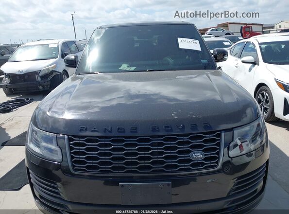 SALGS5RE5JA391915 2018 LAND ROVER RANGE ROVER Черный Вид щитка приборов