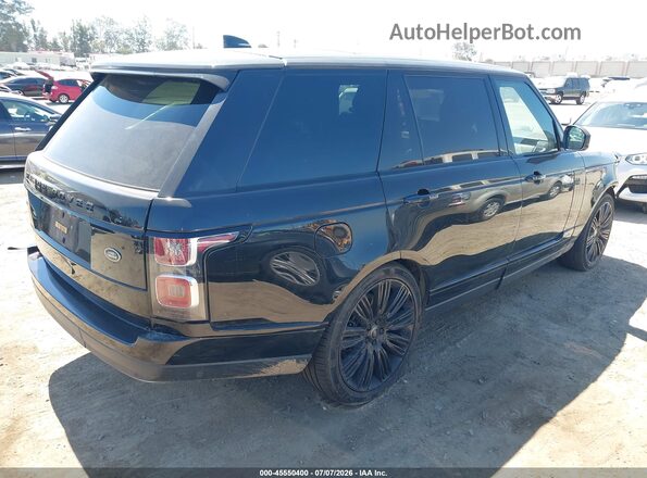 SALGS5RE5KA521631 2019 LAND ROVER RANGE ROVER Black უკანა მარჯვენა