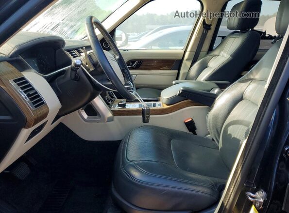 SALGS5RE5KA557187 2019 LAND ROVER RANGE Blue წინა სალონის ხედი