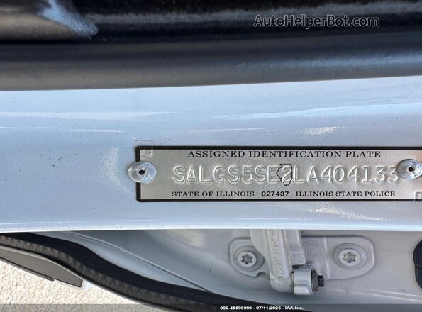 SALGS5SE2LA404133 2020 LAND ROVER RANGE ROVER Black Engine compartment view